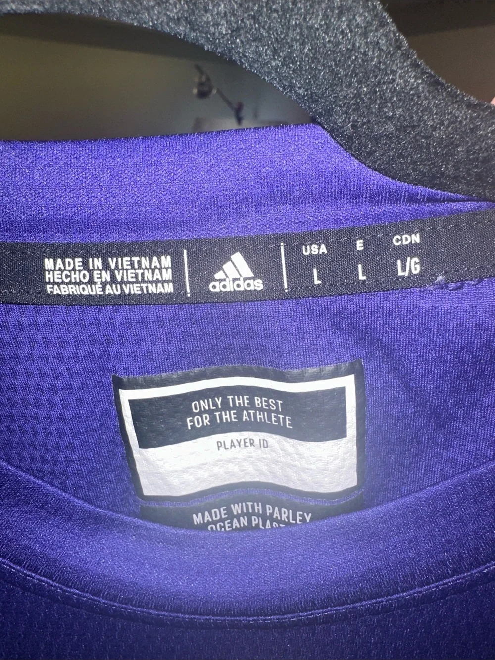 Adidas Washington Huskies Men's Purple Performance Tee Large